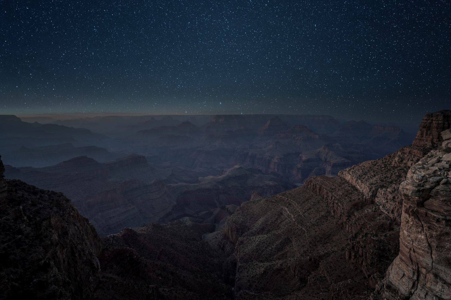 Ein unvergesslicher Anblick: Sternenhimmel über dem Grand Canyon