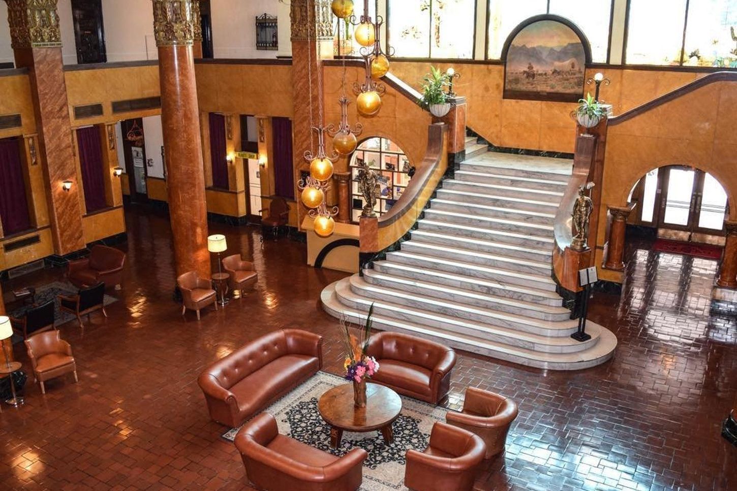 Die Lobby des Gadsden Hotels in Douglas