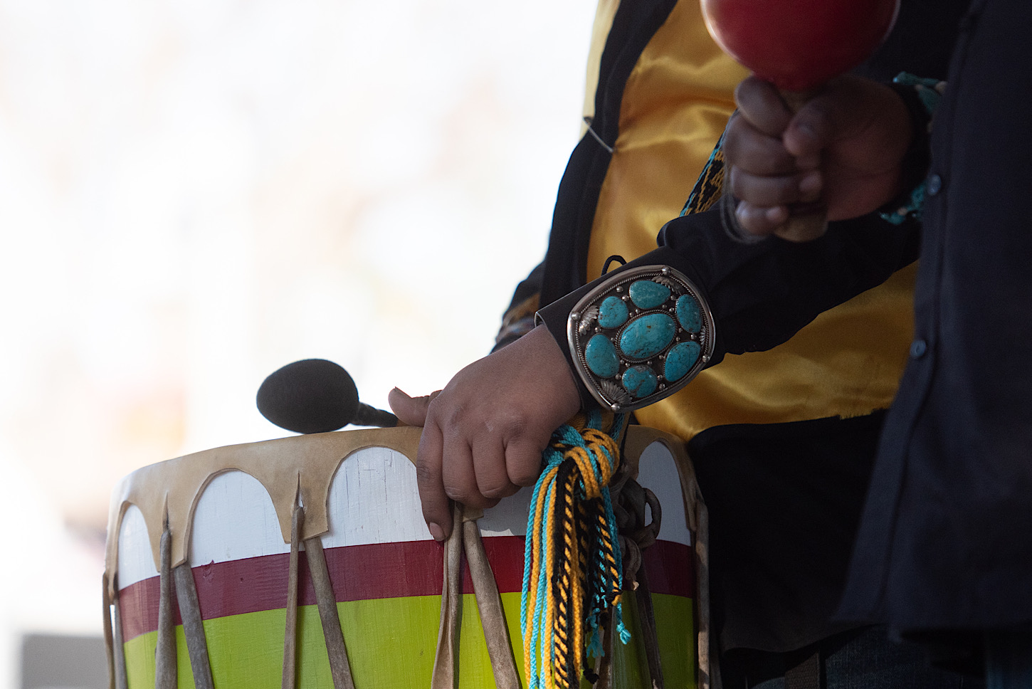 Drummer beim Arizona Indian Festival