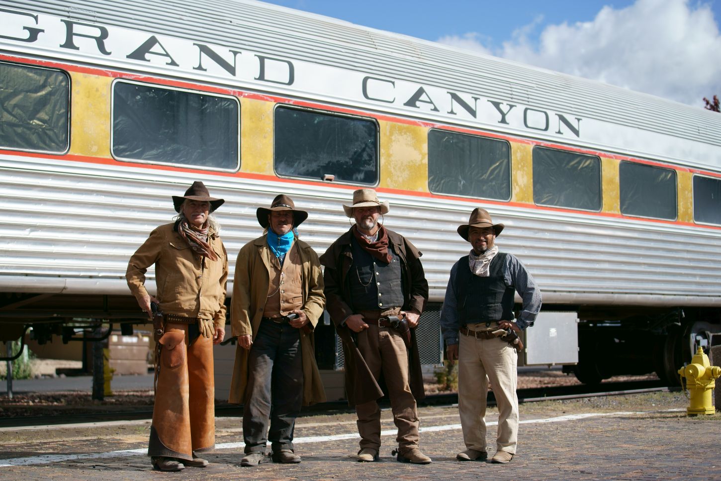 Cowboys an der Grand Canyon Railway