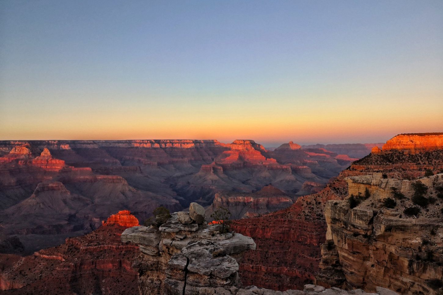 Sonnenuntergang im Grand Canyon