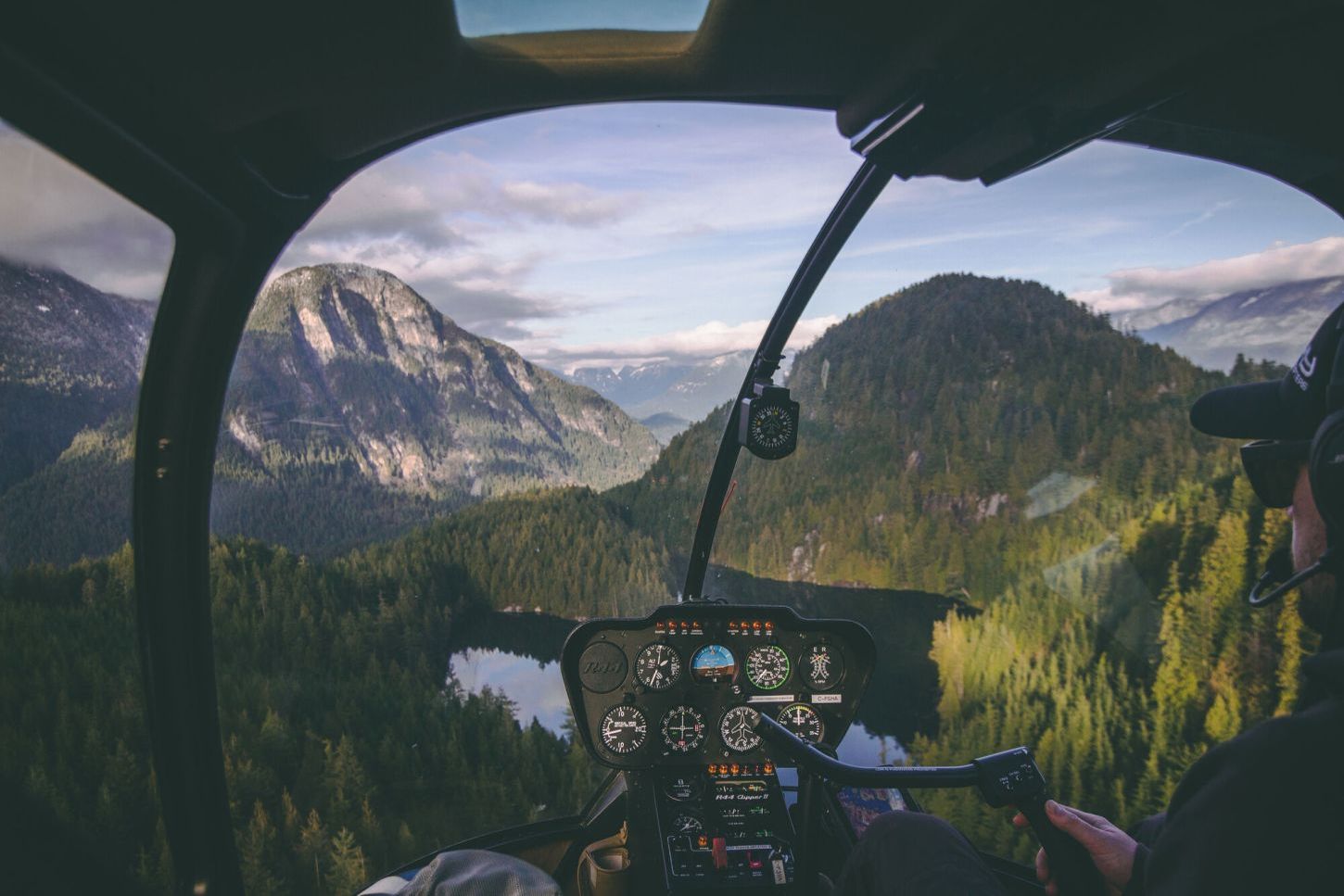 Britsh Columbia von oben: Sky Helicopters
