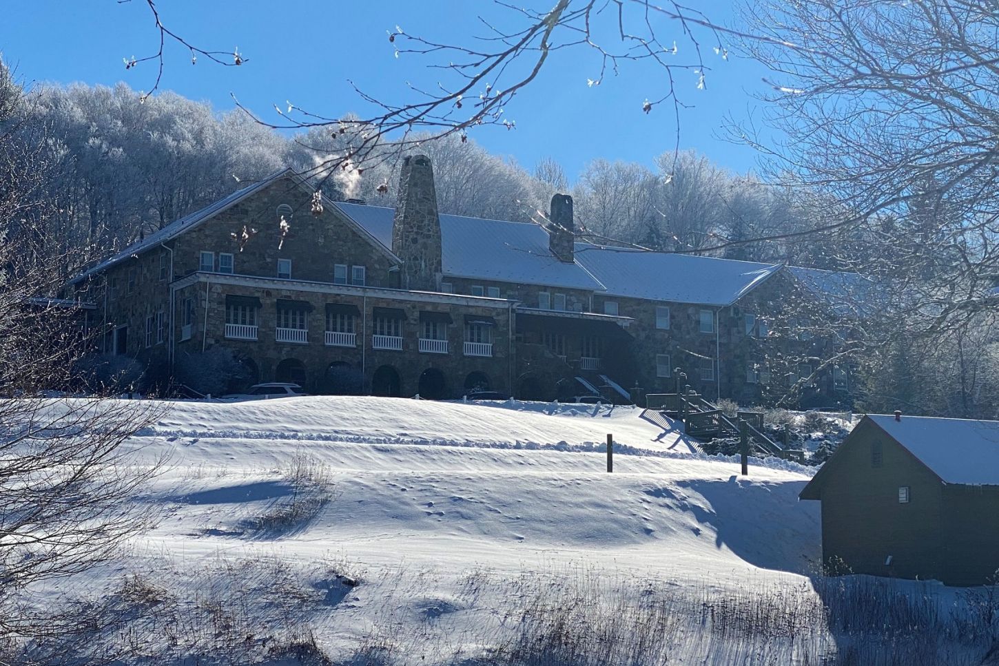 Winterzeit: Mountain Lake Lodge, Pembroke, Virginia