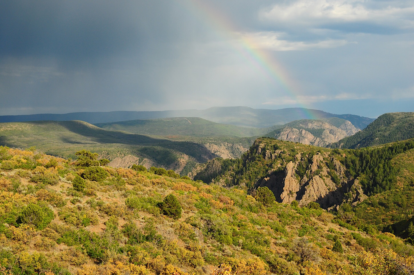Regenbogen am Black Canyon
