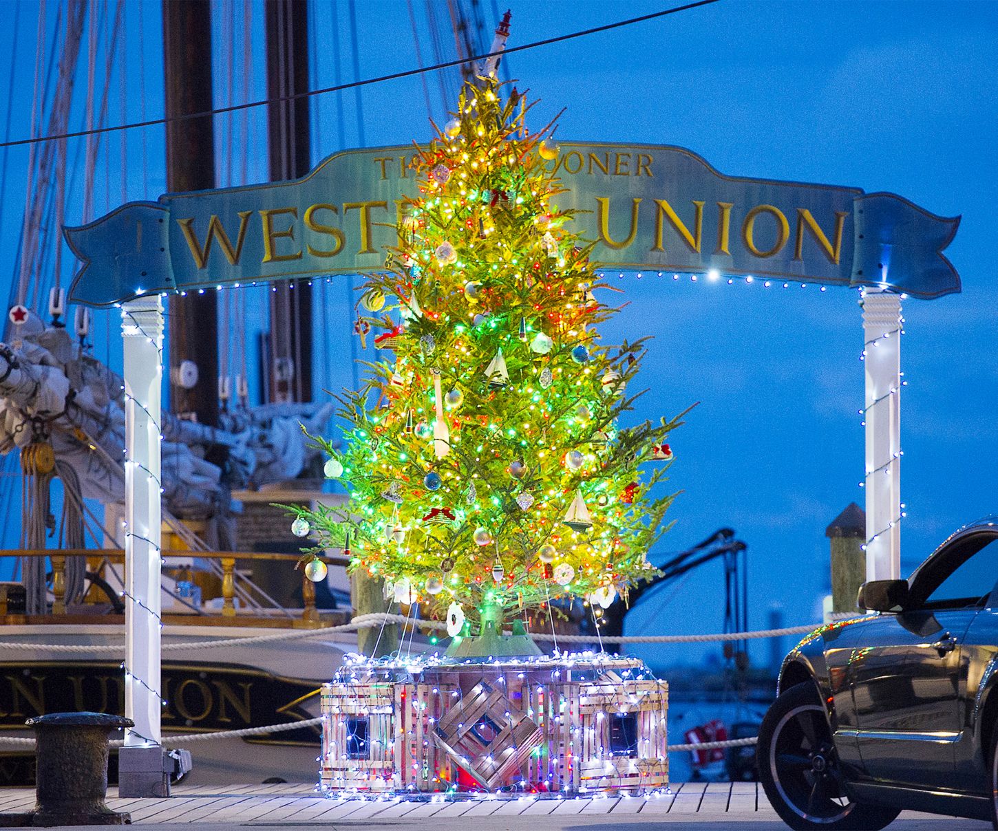 Key West Harbour of Lights - Weihnachtsbaum im Historic Seaport