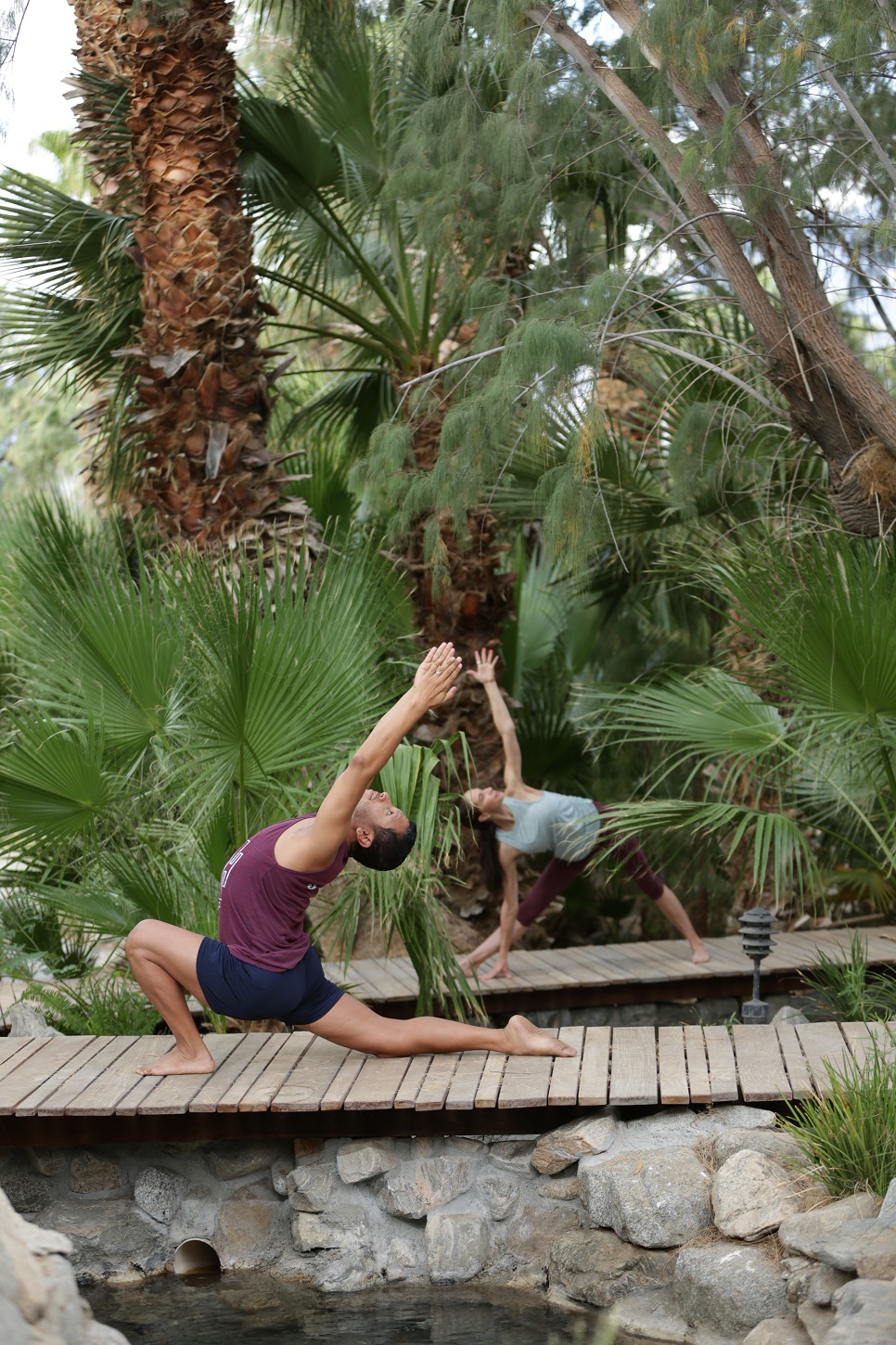 Yoga im Two Bunch Palms