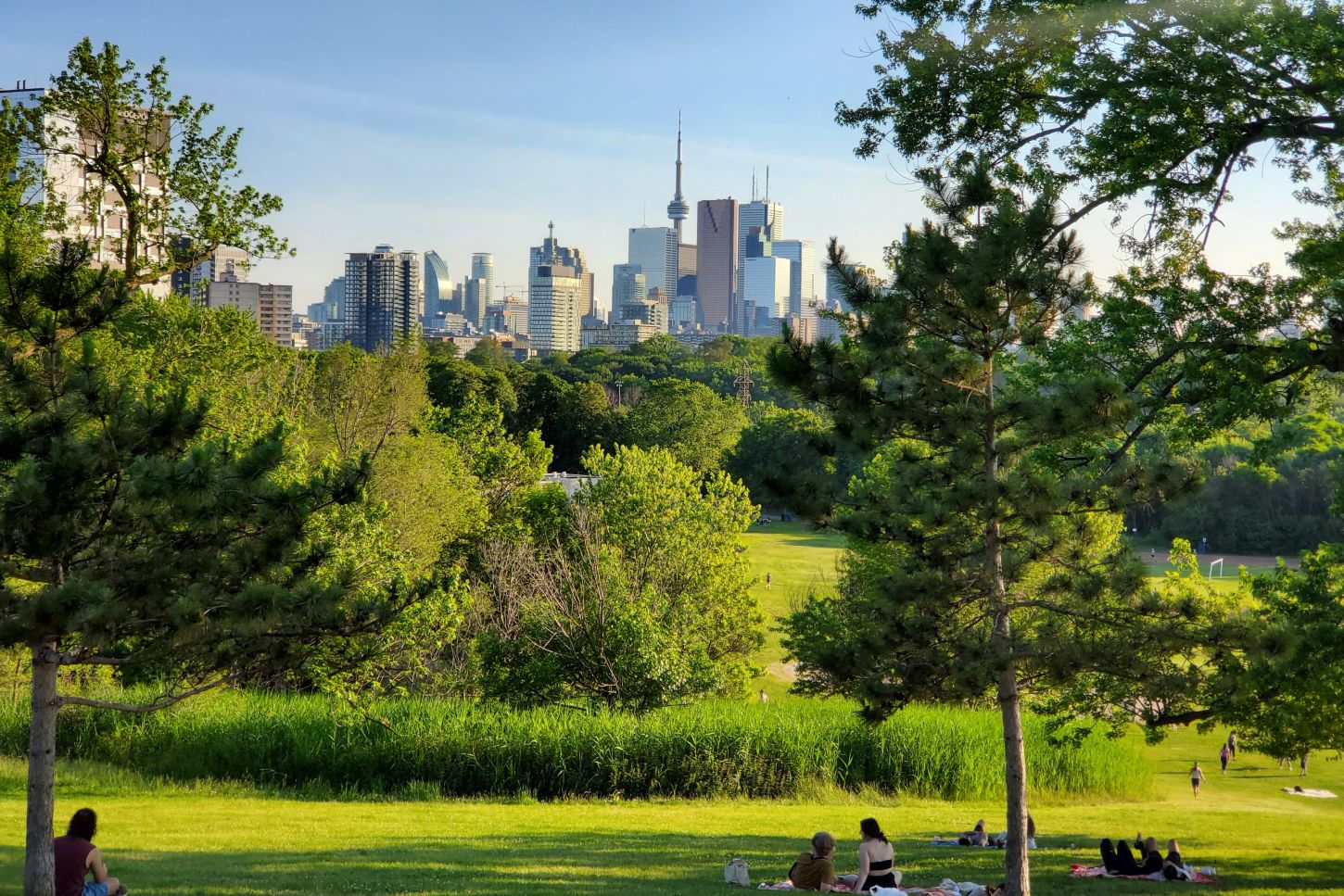 Der Riverdale Park mit Blick auf Toronto