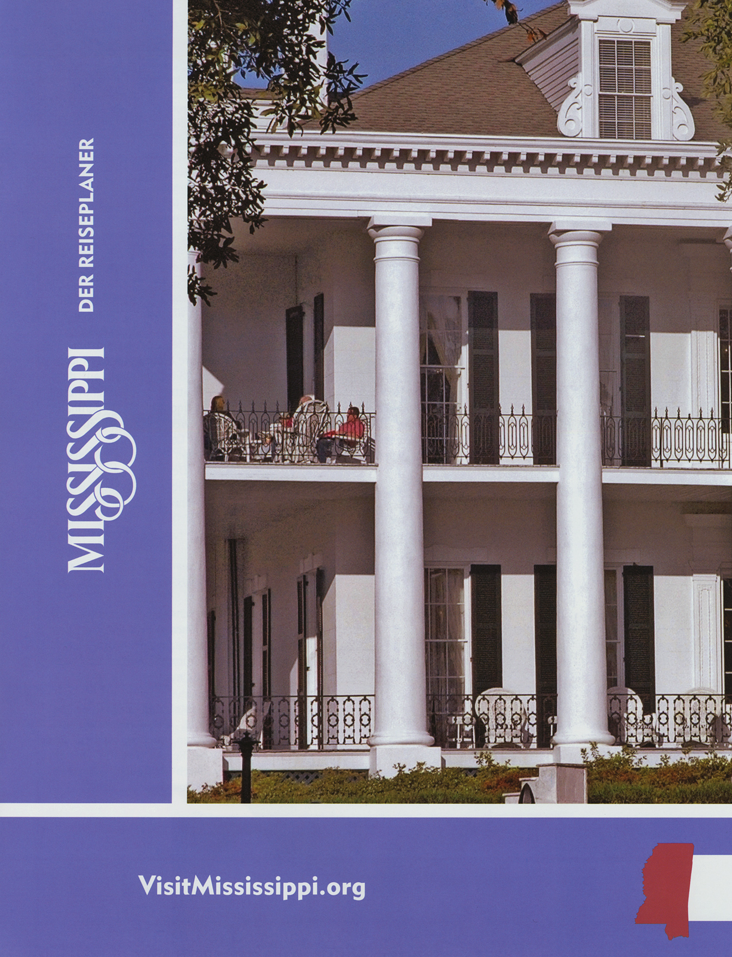 Titelseite des Reiseplaners Mississippi 2009