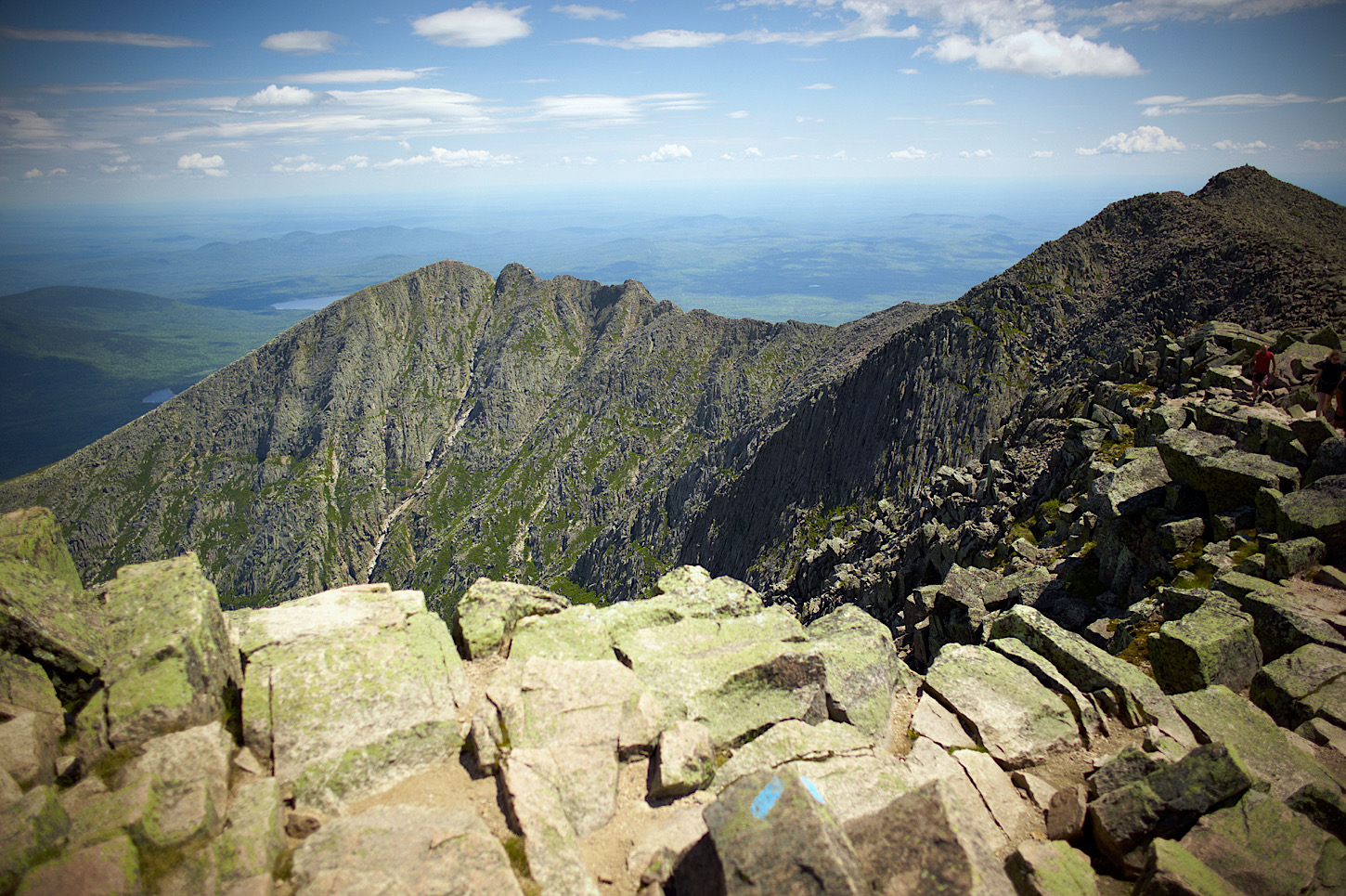 Blick vom Mount Katahdin auf das N.M.