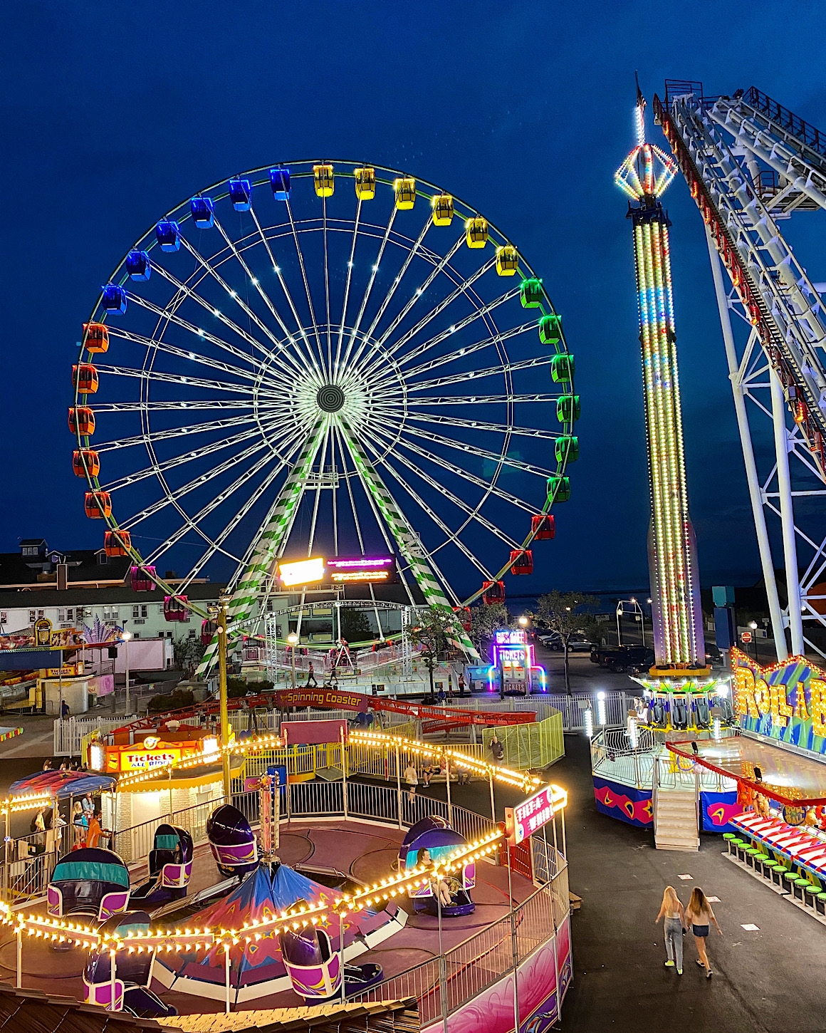 The Big Wheel - die neueste Attraktion im Trimpers Amusement Park