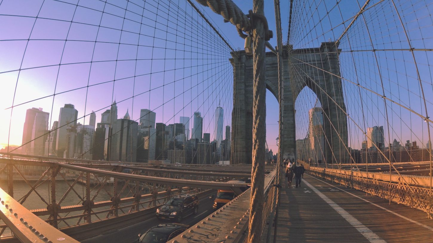 Die Brooklyn Bridge - bekannt aus Film und Fernsehen