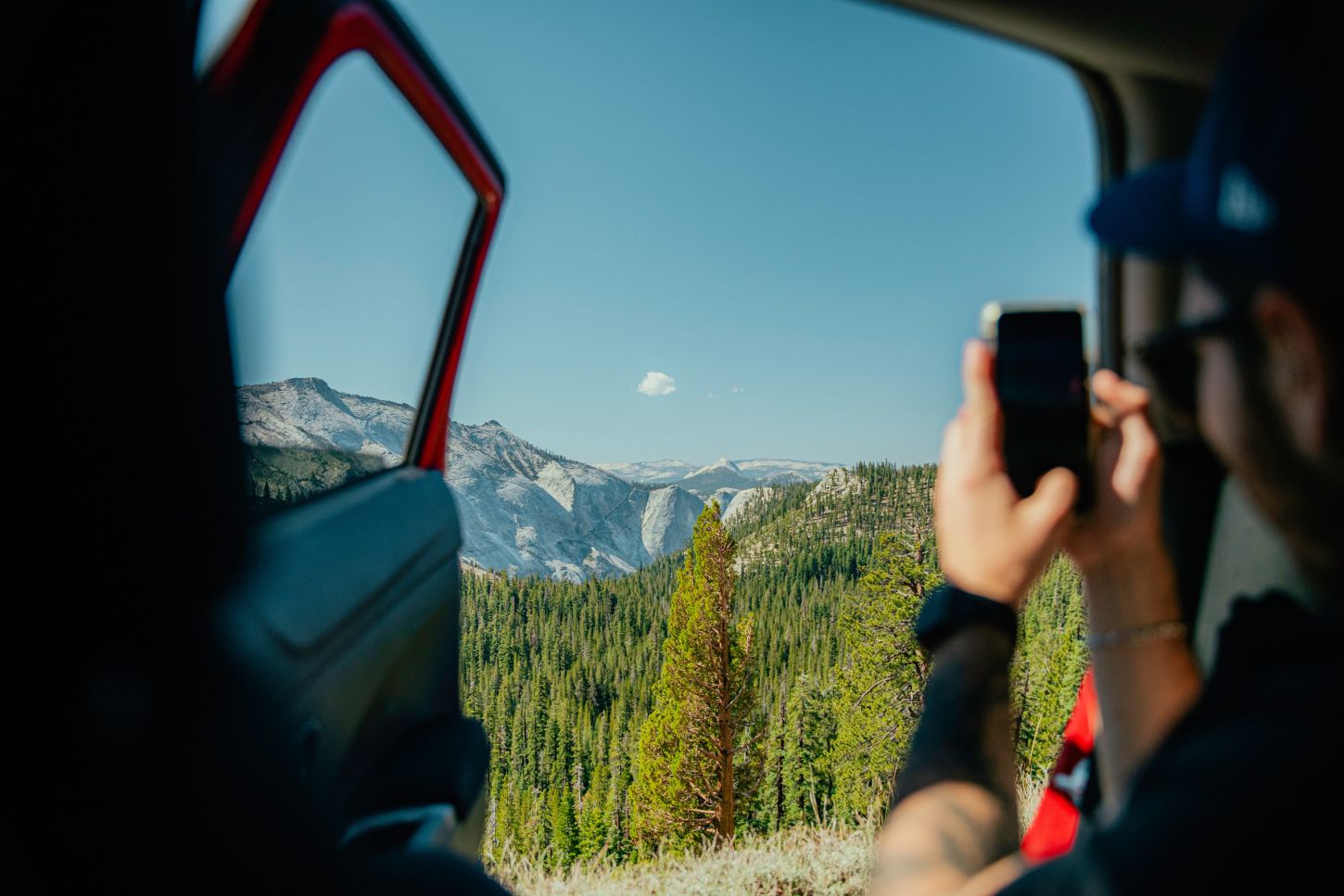 Ein Blogger unterwegs im Yosemite Valley, Kalifornien