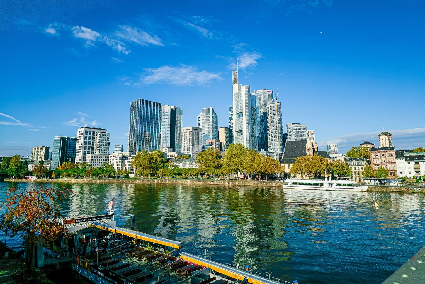 Die Skyline mit dem Mainufer
