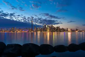 Toronto - Blick von Olympic Island