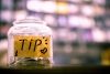 Ein typischer Anblick auf vielen Bartresen: "Tip-Jar"