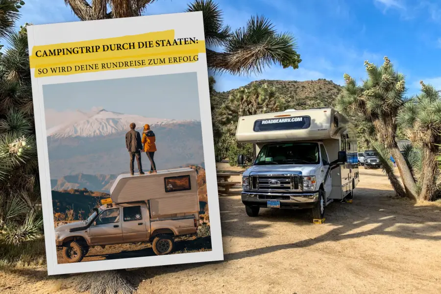 Kostenloses eBook: Campingtrip durch die Staaten: So wird Deine Rundreise zum Erfolg