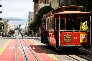 Mit dem Cable Car in San Francisco unterwegs
