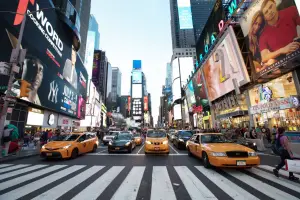 Weltbekannt: der Broadway in New York
