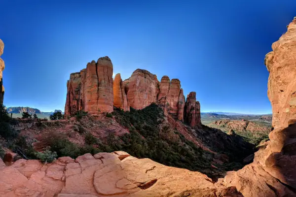 Blick auf den Cathedral Rock